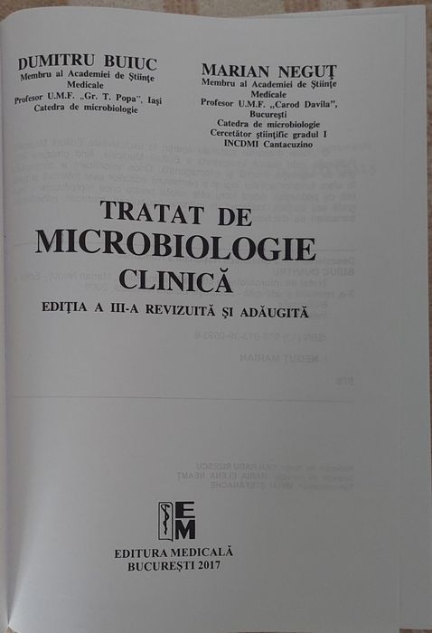 Tratat microbiologie clinica