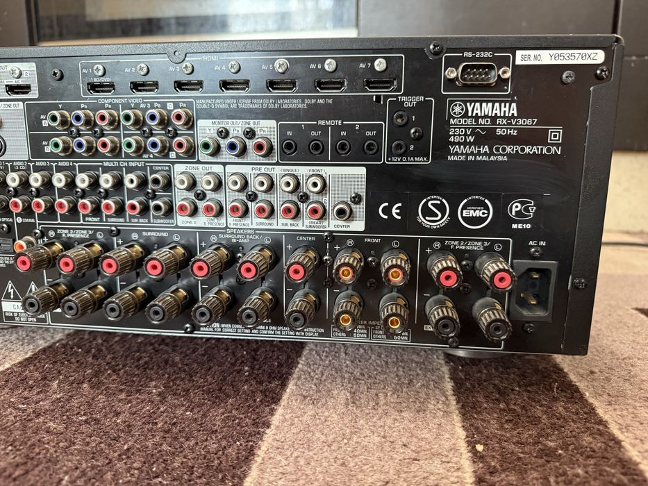 Yamaha RX-V3067 Качествен ресивър
