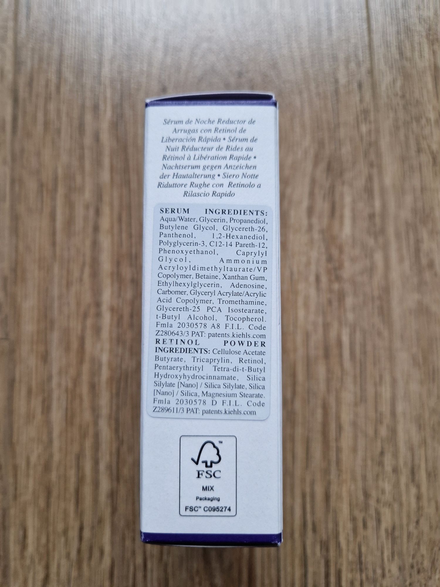 Ser Reducere Riduri Retinol Fast Release Wrinkle-Reducing Serum Kiehls