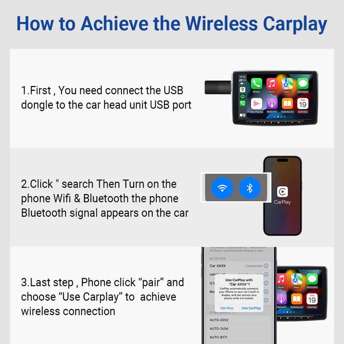 Ottocast Mini Wireless CarPlay