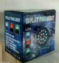 APARAT ELECTRONIC cu programe de jocuri lumini 18 LED FLAT PAR LIGHT