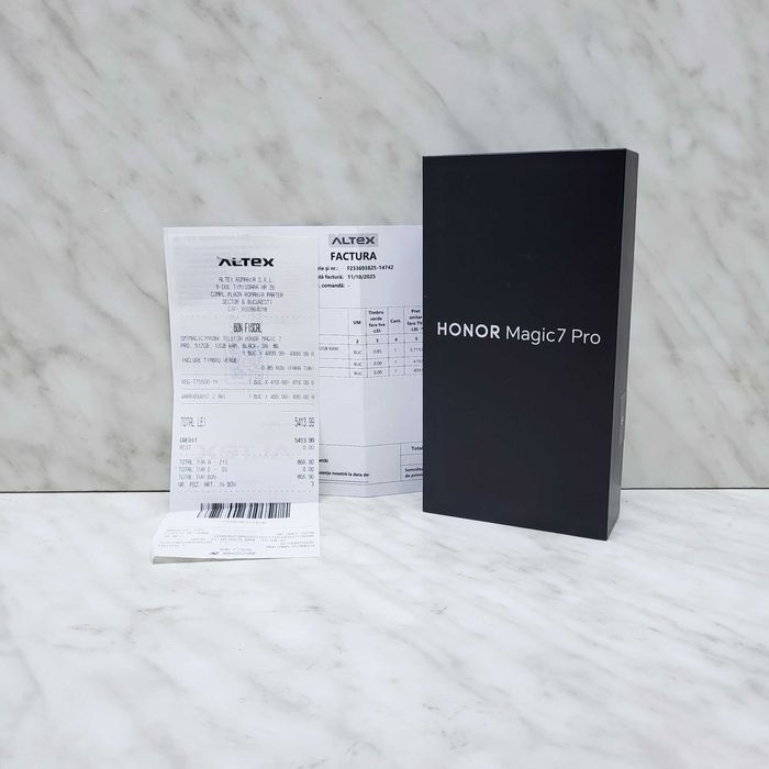 HONOR Magic 7 Pro Sigilat Factura Garantie 12GB RAM, 512GB Zeus Amanet