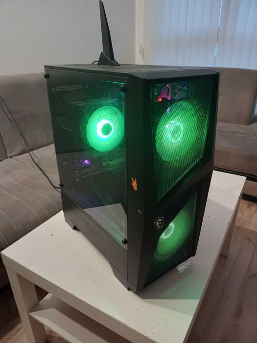 Геймърски Компютър RTX3060-12GB, i5-11400f, 16GB 3200mhz + клавиатура
