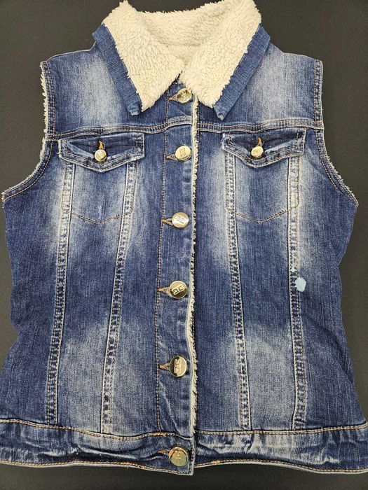 Дамски дънков елек Elisabetta Franchi