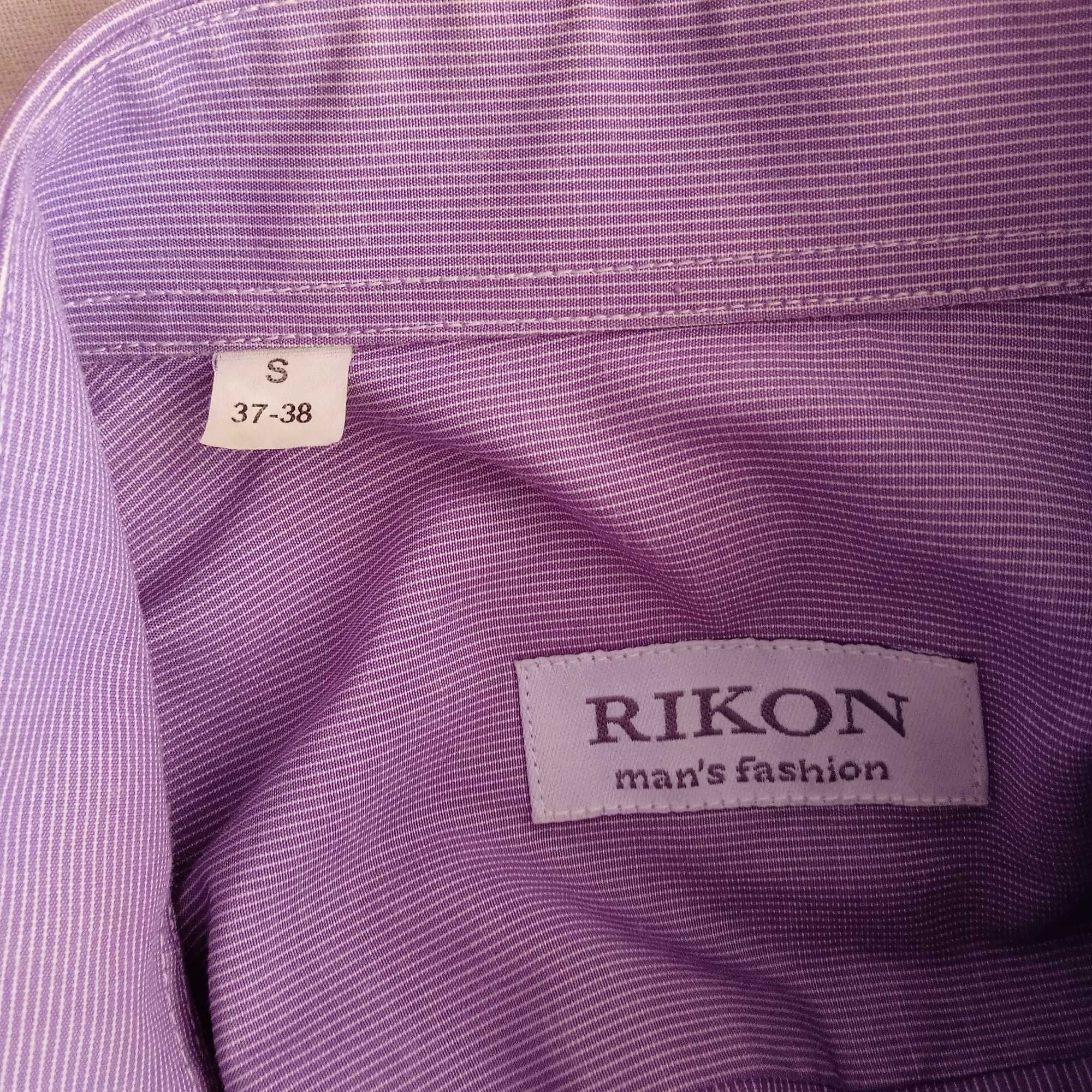 RIKON Made in BG 37/38 S/M лилава риза дълъг ръкав Рикон purple shirt