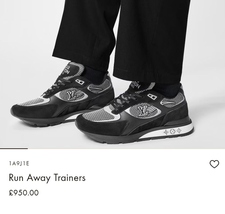 Adidasi lux Run Away Trainers casual sneakers Louis Vuiton 42