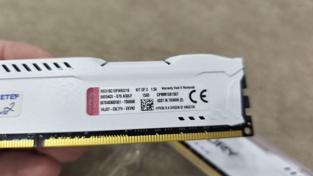 Оперативная память HyperX fury DDR3 16gb(2*8gb)