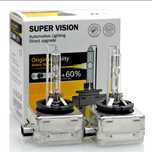 Set 2 becuri Xenon D1S, D2S, D3S, White 35W, 6000K SuperVision UP +60%