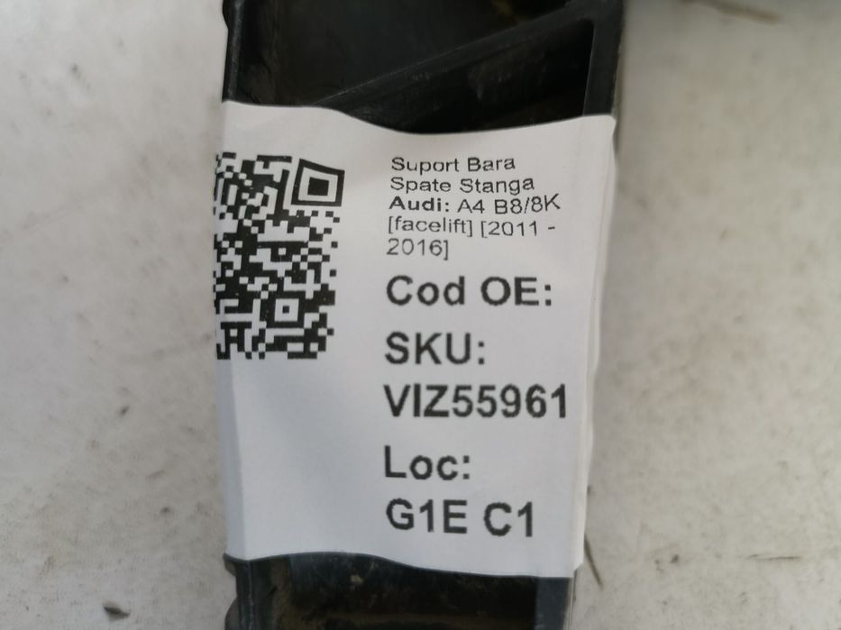 Suport Bara Spate Stanga Audi A4 B8/8K [facelift] 2011 2012 2013 2014