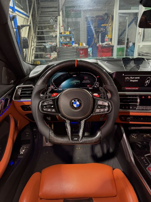 Volan BMW M3 M4 LCI carbon alcantara facelift G20 G80 X5 X6 M2 M5 X3 M