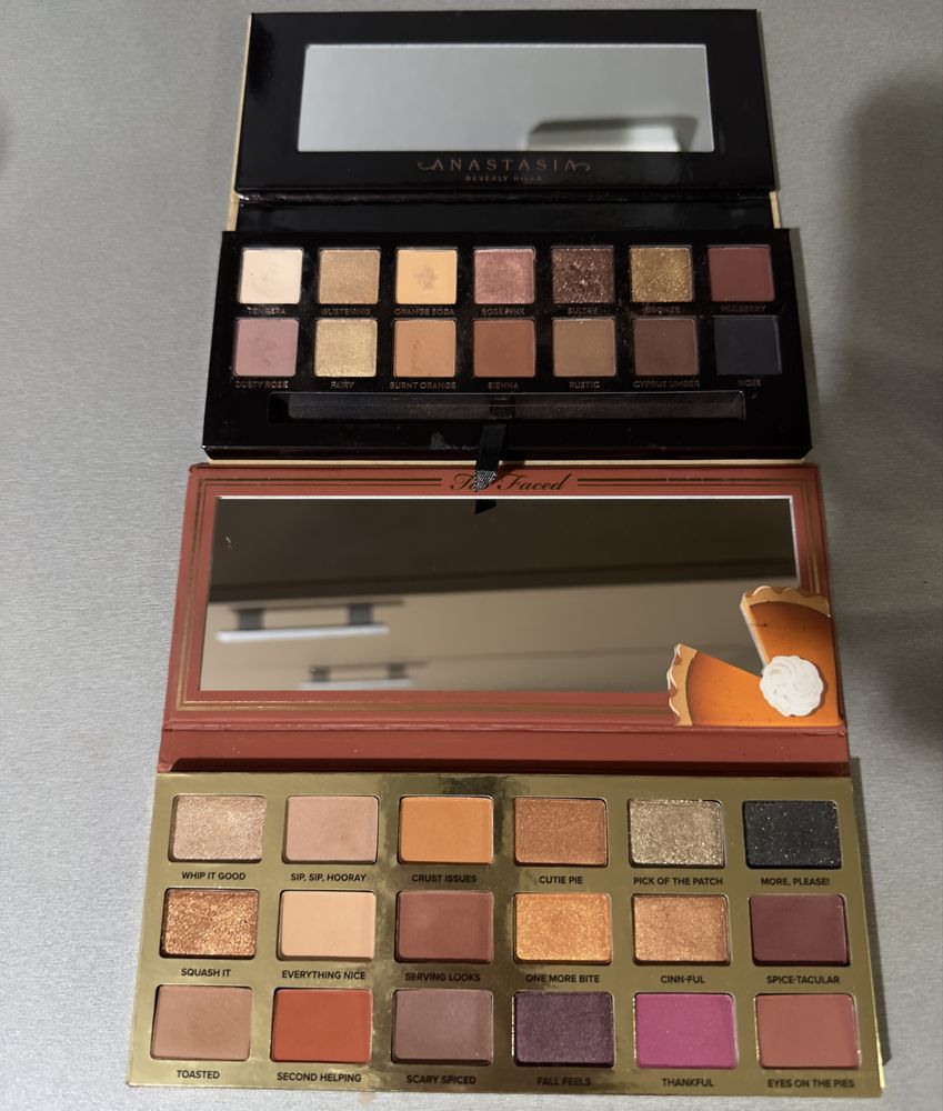too faced сет нов! Soft glam палитра и pumpkin spice