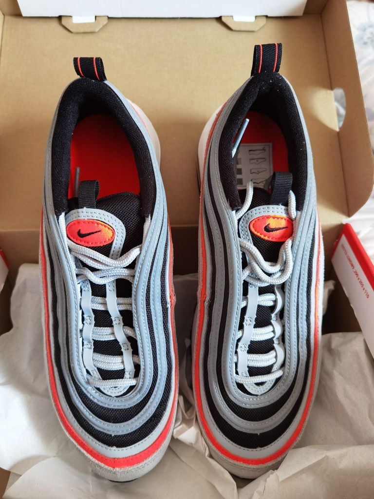 Nike Air Max 97 / сиво, червено,  черно