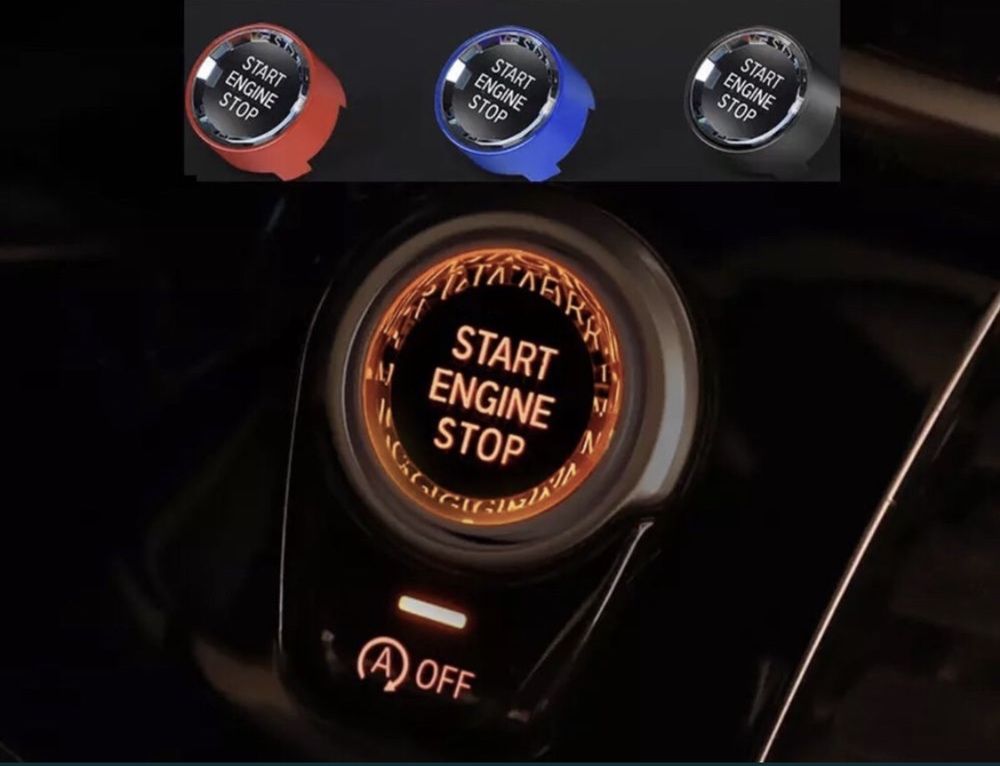 Buton start stop cristal diamant Bmw Seria GT 3 5 7 F01 F07 F10 F30