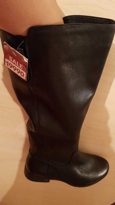 Женские сапоги натуральная кожа - размер 36, цена 16 тыс.