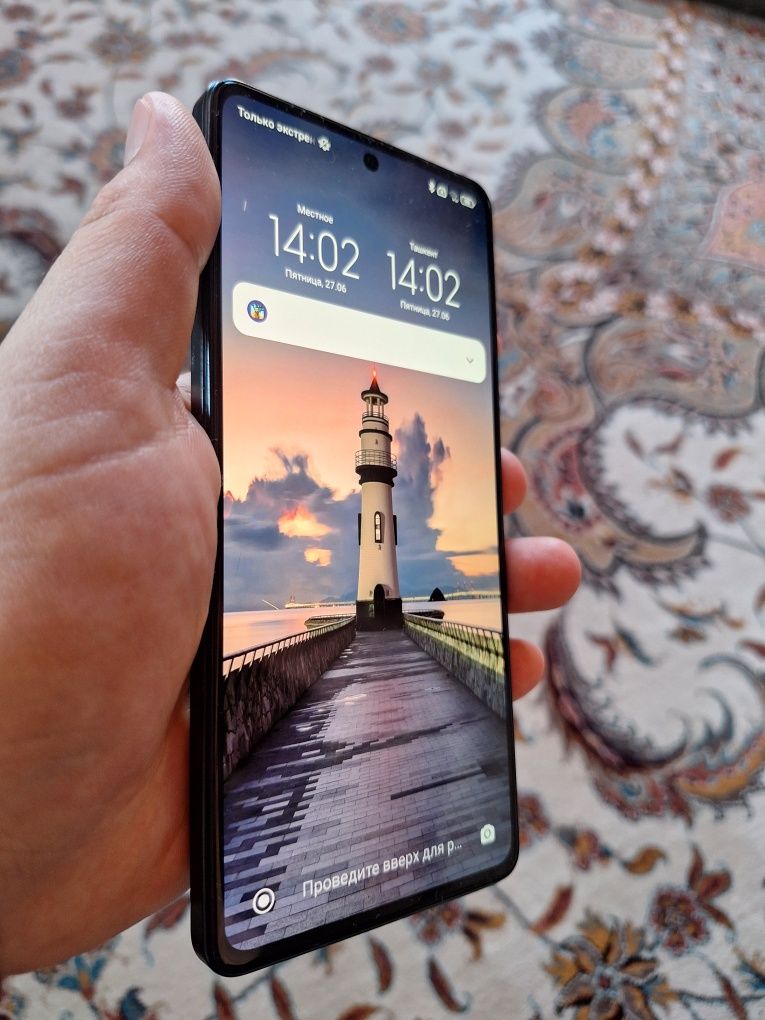 Redmi note 12 pro 5G 256gb состояние идеал хич кати алишмаган