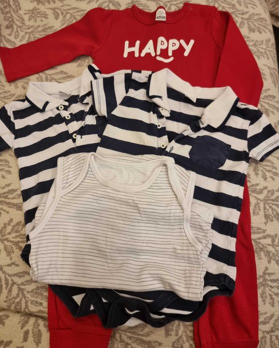 Бебешки бели бодита 86 см