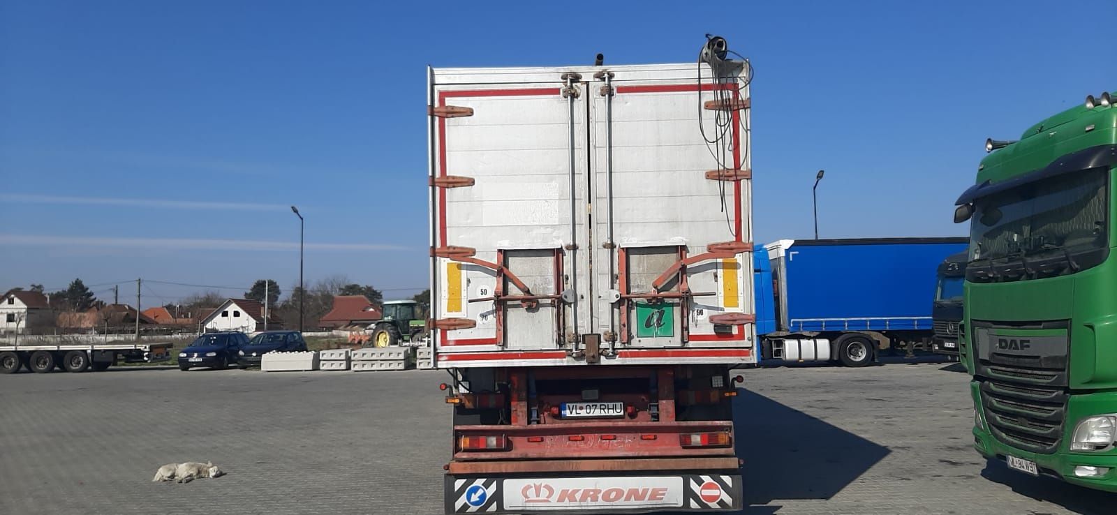 Ansamblu cereale Renault Magnum 460DXI + bena basculabila KelBerg 50mc