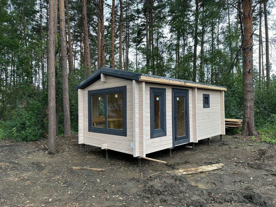 Баня из профилироаанного бруса вакумной сушки