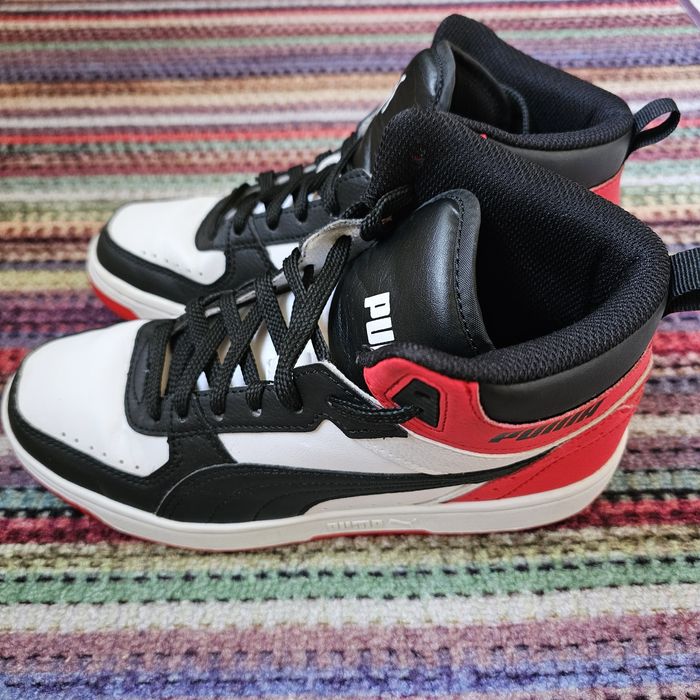 Pantofi sport mid-cut de piele ecologica PUMARebound JOY, 37