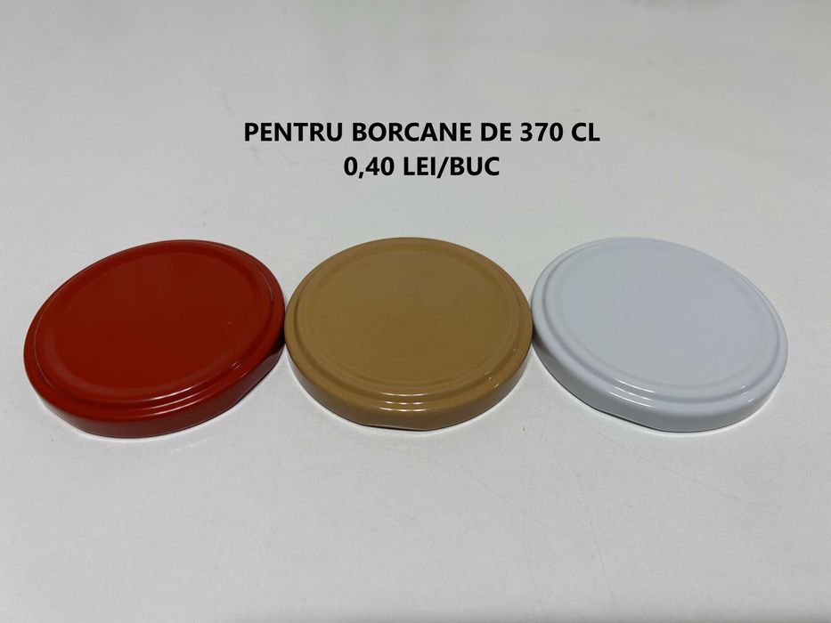 Capace pentru borcane de 370 cl (D66) si pentru 720 cl (D82)