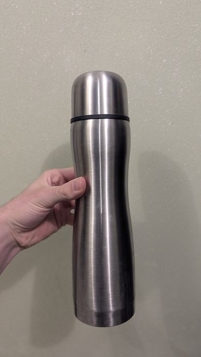 Termos metalic 400ml + husă termică