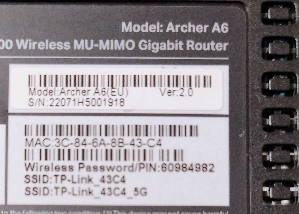 Router Tp-Link Archer AC 1200