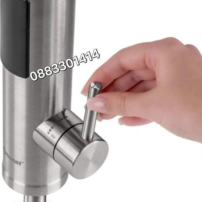 Смесител с нагревател, Водонагревател DIPLOMAT QF-919S с огъващ чучур