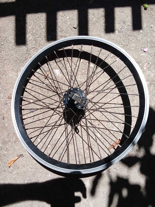 roata fata janta dubla 20 inch aluminiu quick release disc/sabotii