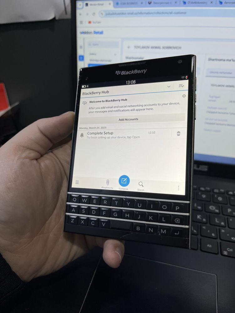 black berry pasport