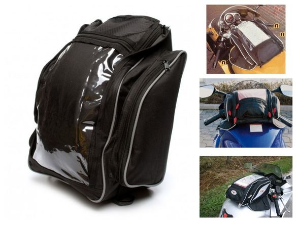 Магнитна чанта 21литра за резервоар мотор мотоциклет мото чанта раница