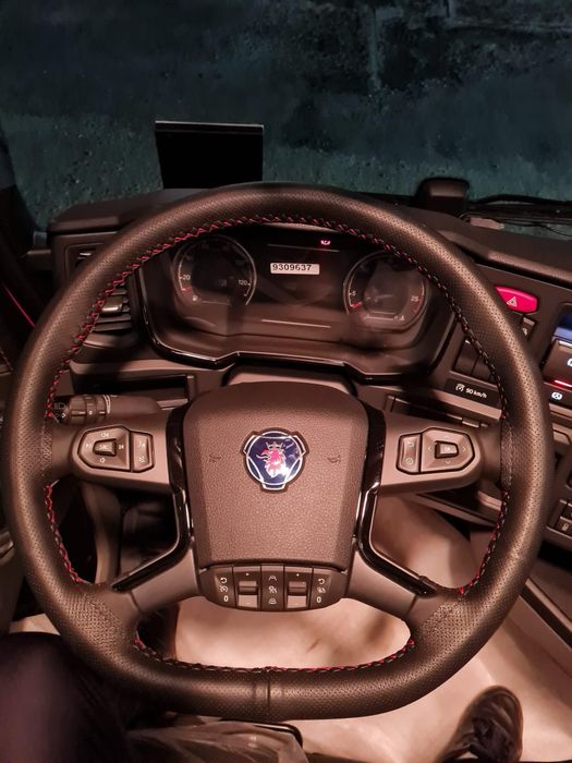 Husa volan camion / autobuz piele