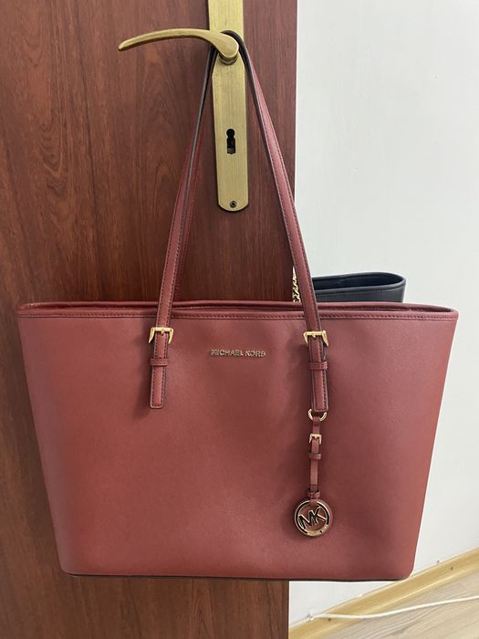 Geanta Michael Kors piele Safiano mare