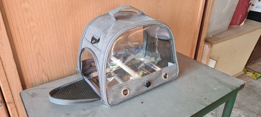 Geantă transport păsări / Transportor papagali / cuşcă portabilă