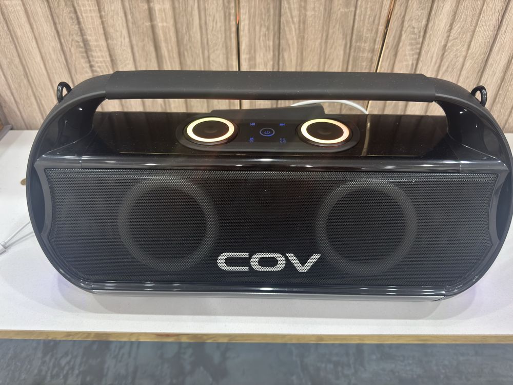 Колонка COV новая и 2микрофона