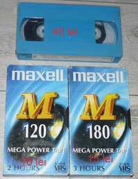 Caseta/casete video VHS Raks la 10 lei,TDK EHG 20,Sony blue 40,Maxell