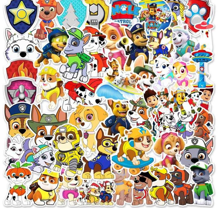 Stickere Paw Patrol patrula catelusilor