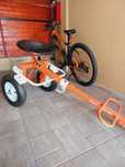 Accesoriu tractat Ruris Navigator 88, roti cauciuc remorca