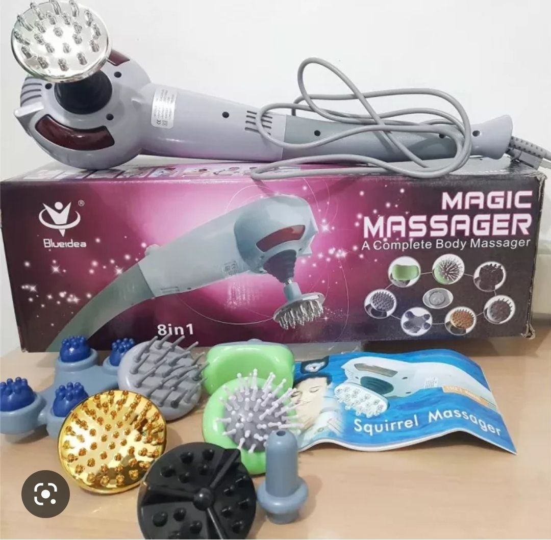 Ручной вибро массажер для всего тела Maxtop Magic Massager 8 в 1