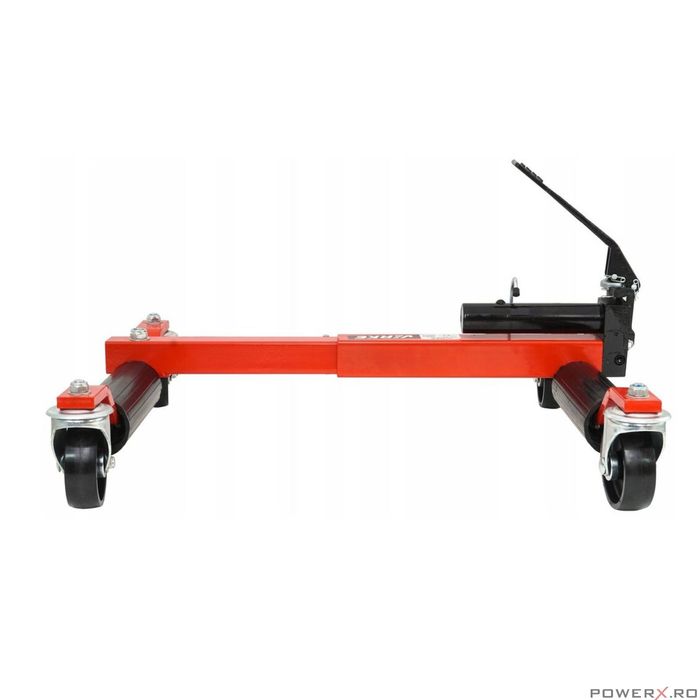 Carucior cu role extensibile 300-550 mm, 12'', pentru transport masini