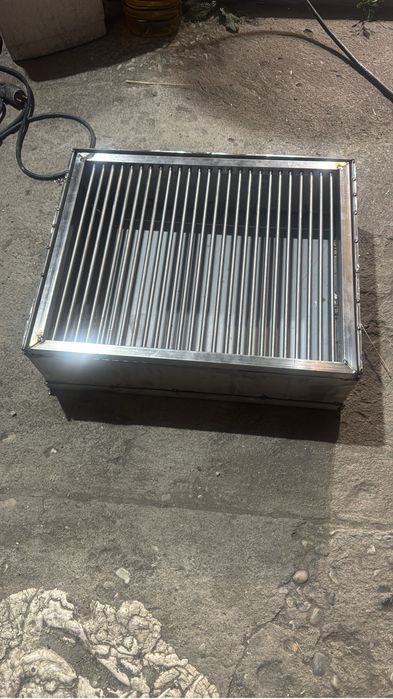 Cutie inox pentru grilaj si gratar caramida