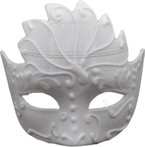 Masca venetiana personalizabila prin vopsire