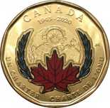 Monede comemorative CANADA - 1 dolar X 4 buc. - color - UNC