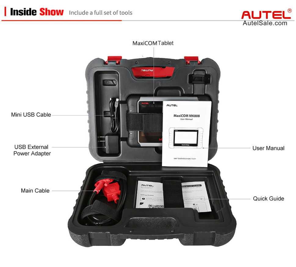 Tester auto Original Autel MaxiCOM MK808 diagnoza multimarca update