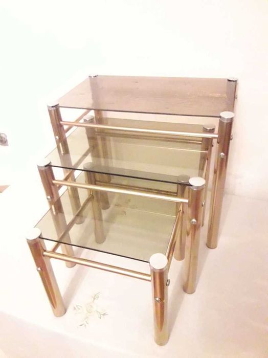 Set de trei masute decor