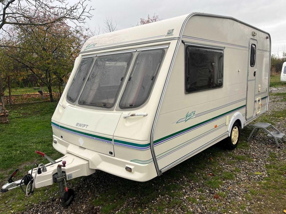 Rulota Swift Jura 1999 off camping boiler gaz, acumulator, cabina dus