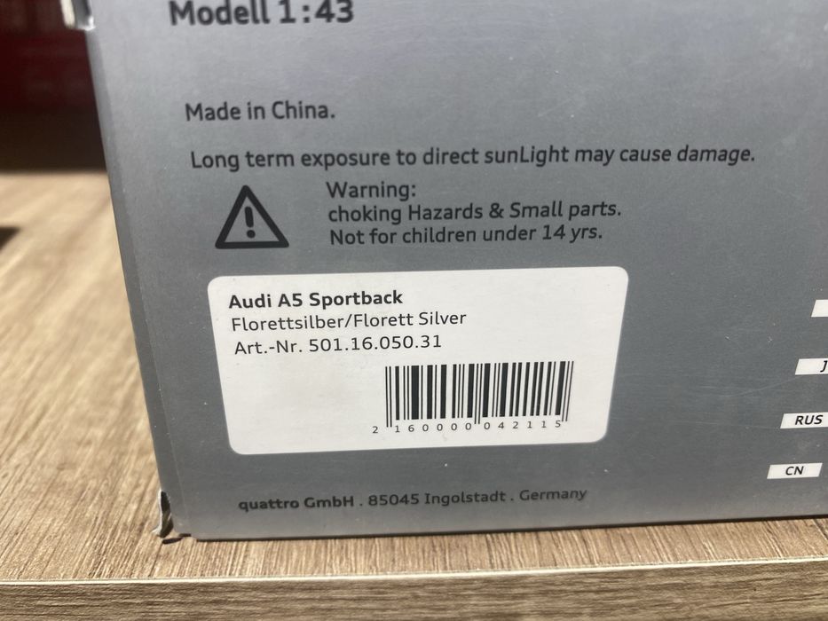 SPARK AUDI A5 Sportback machetă auto scara 1:43 dealer edition