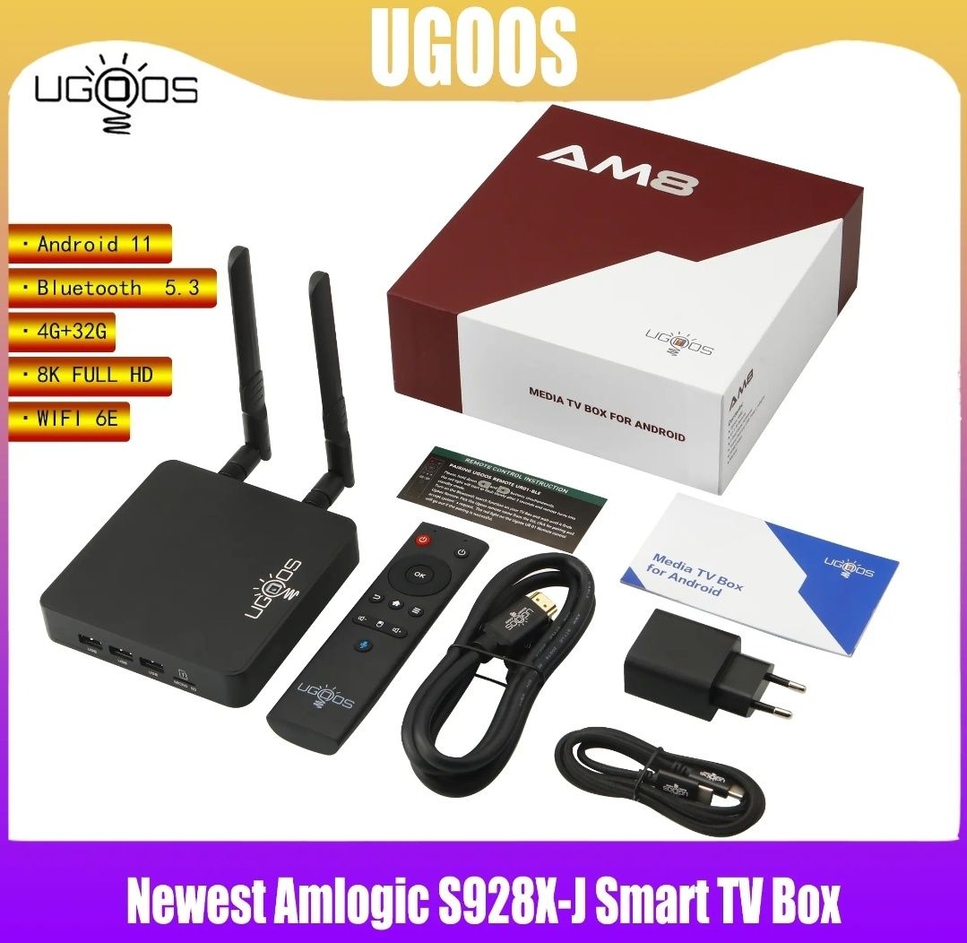 Ugoos AM8 android smart TV box