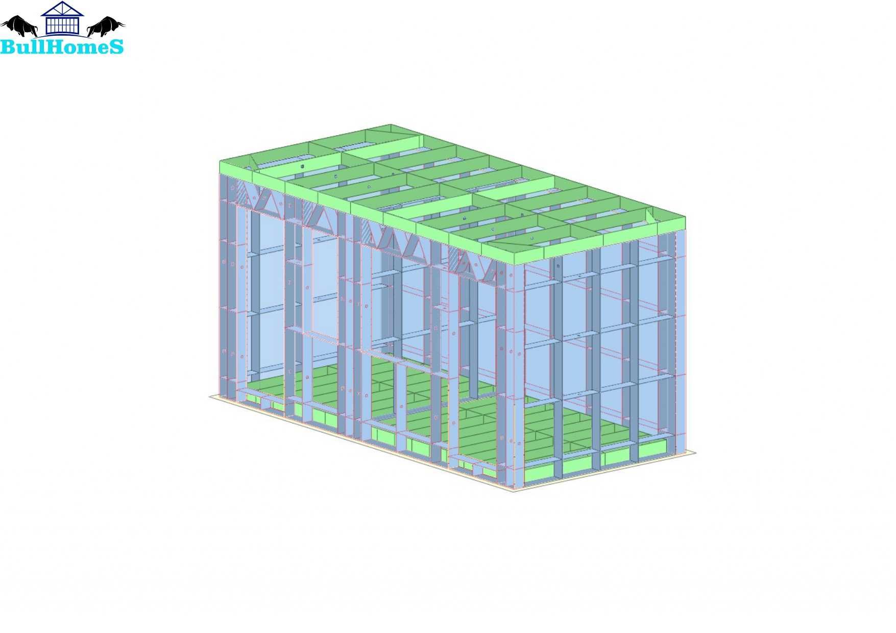 Бунгало,Фургони,Офис Контейнери,Къщи,Модулни-12м²