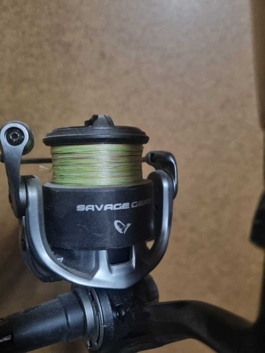 Спиниг въдица Lemoren акция 1.5-9, с макара SG 4 2500 и навито влакно