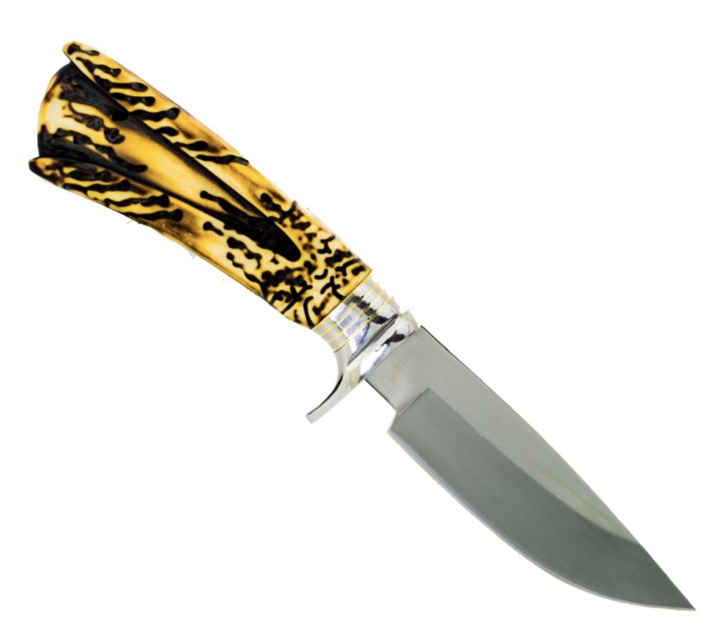 Голям ловен нож DAGGER KNIVE S031A, с кокалена дръжка